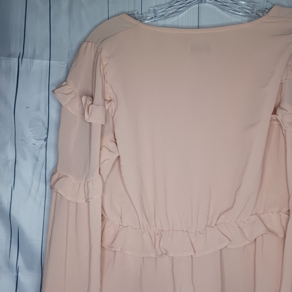 Lush boho v-neck fairycore Cropped top - Picture 14 of 16